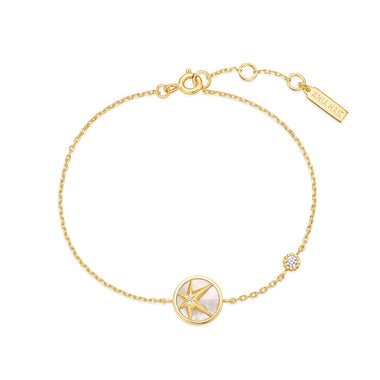 Gold Star Mother-of-Pearl Bracelet