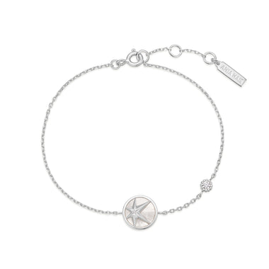 Silver Star Mother-of-Pearl Bracelet