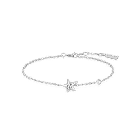 Silver Sparkling Star Bracelet