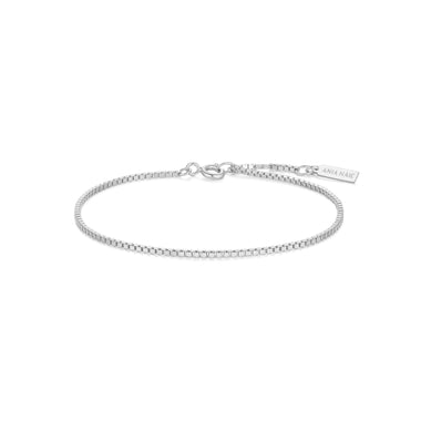 Silver Box Chain Bracelet
