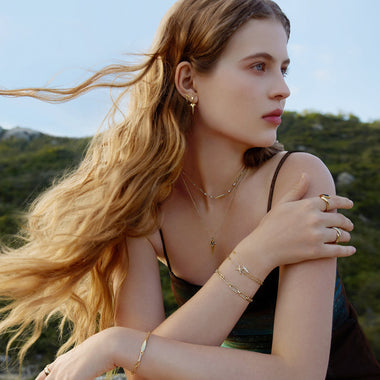 Silver Geometric Point Pendant Necklace