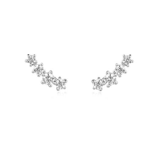 Silver Sparkle Climber Studs