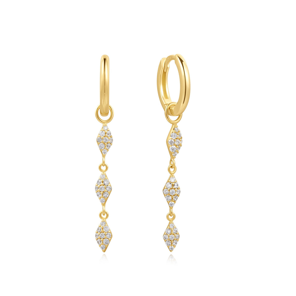 Gold Pav¨¦ Sparkle Drop Huggies