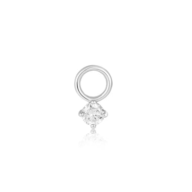 Silver Sparkle Earring Charm