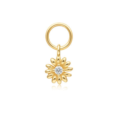 Gold Daisy Earring Charm