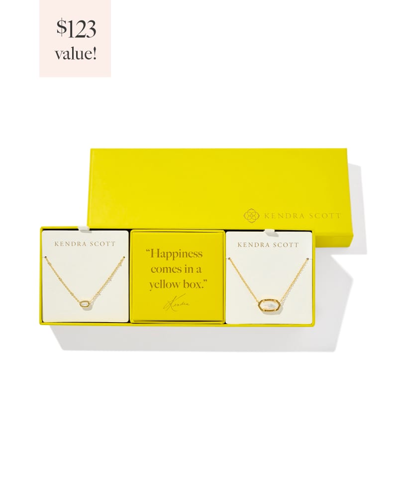 Elisa Gold Gift Set of 2