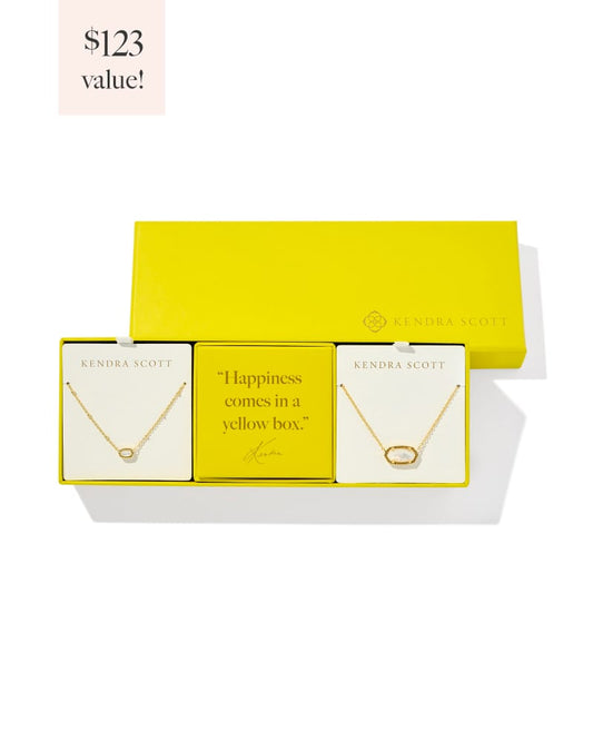 Elisa Gold Gift Set of 2