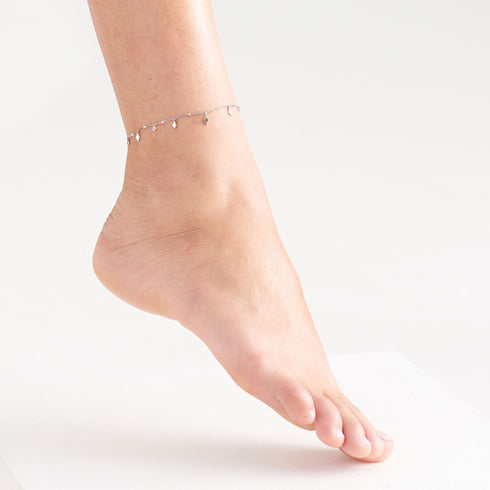 Silver Bohemia Anklet