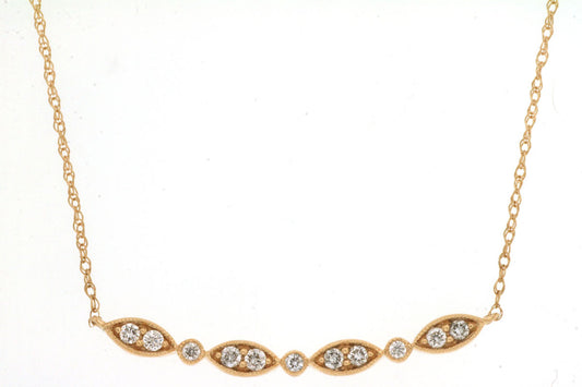 DIAMOND NECKLACE | 14kt Yellow Gold