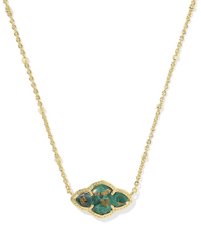 Abbie Gold Pendant Necklace