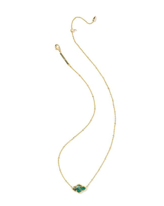 Abbie Gold Pendant Necklace