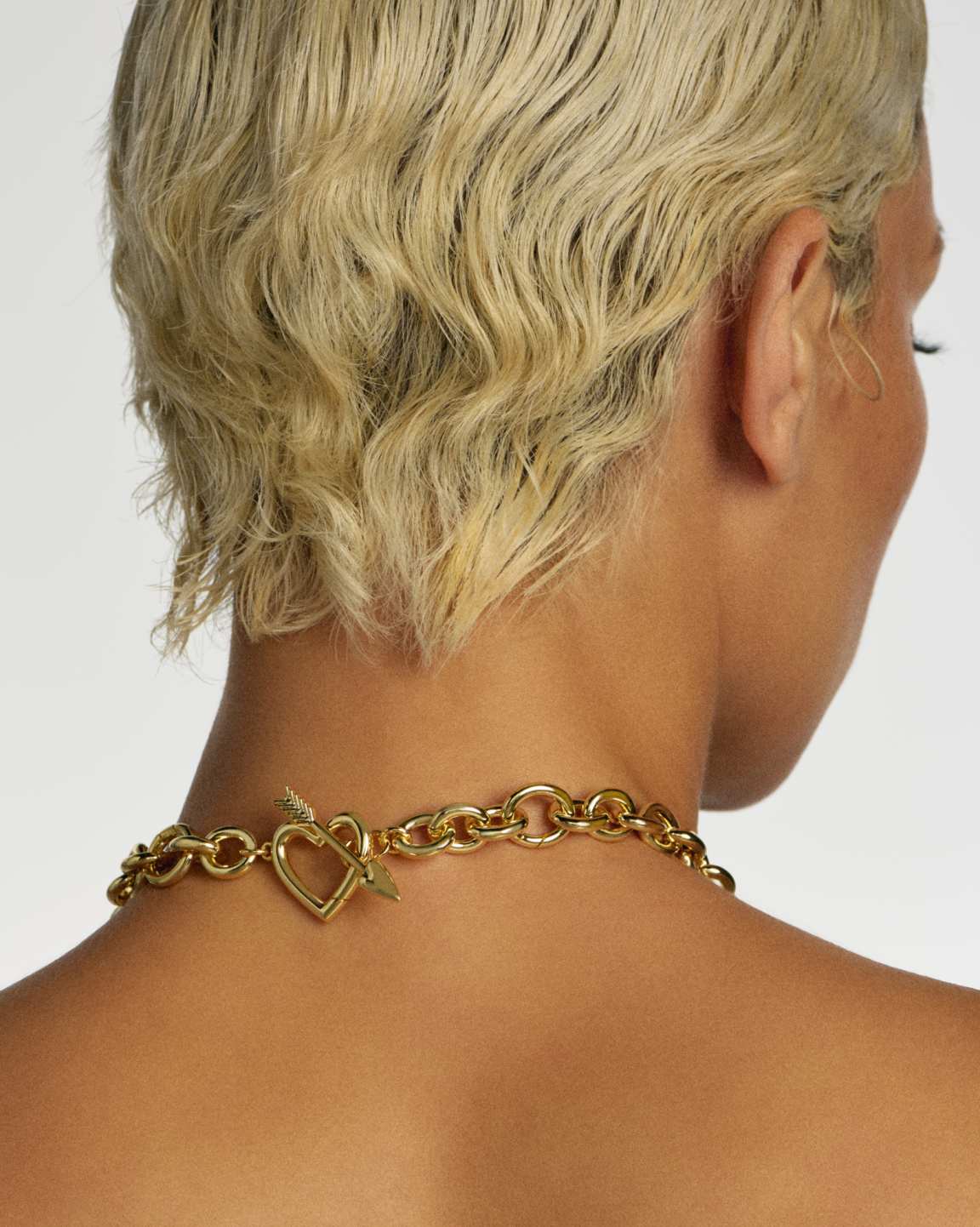 Jayna Gold Statement Necklace
