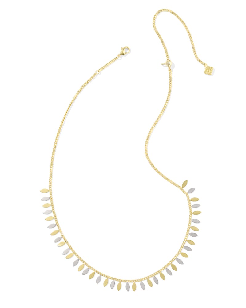 Kayla Mixed Metal Strand Necklace