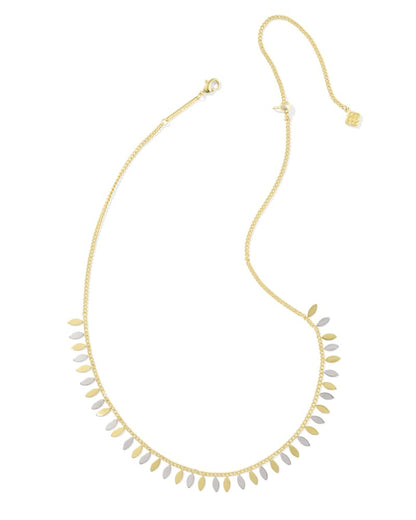 Kayla Mixed Metal Strand Necklace
