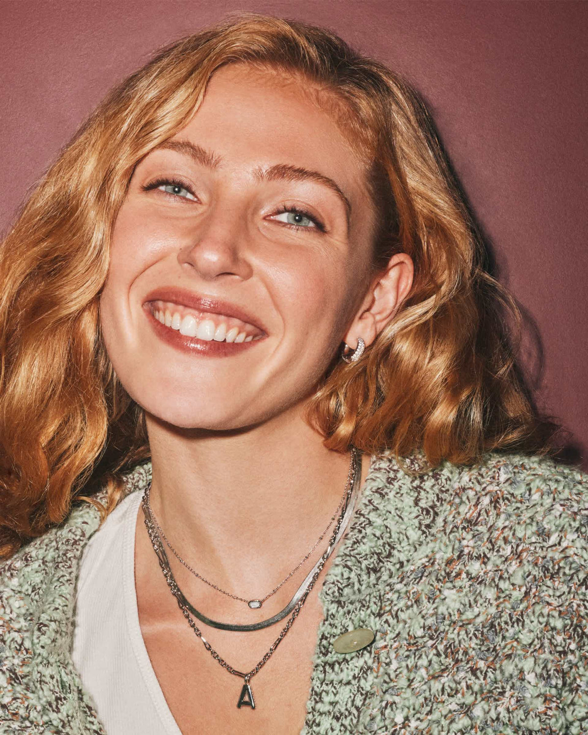 Mini Elisa Luxe Silver Pendant Necklace
