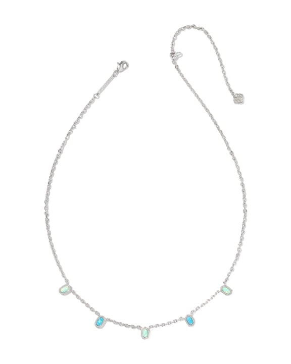 Mini Elisa Silver Strand Necklace