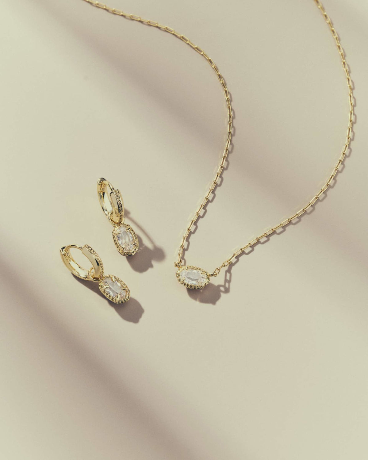 Mini Ellie Luxe Gold Huggie Earrings