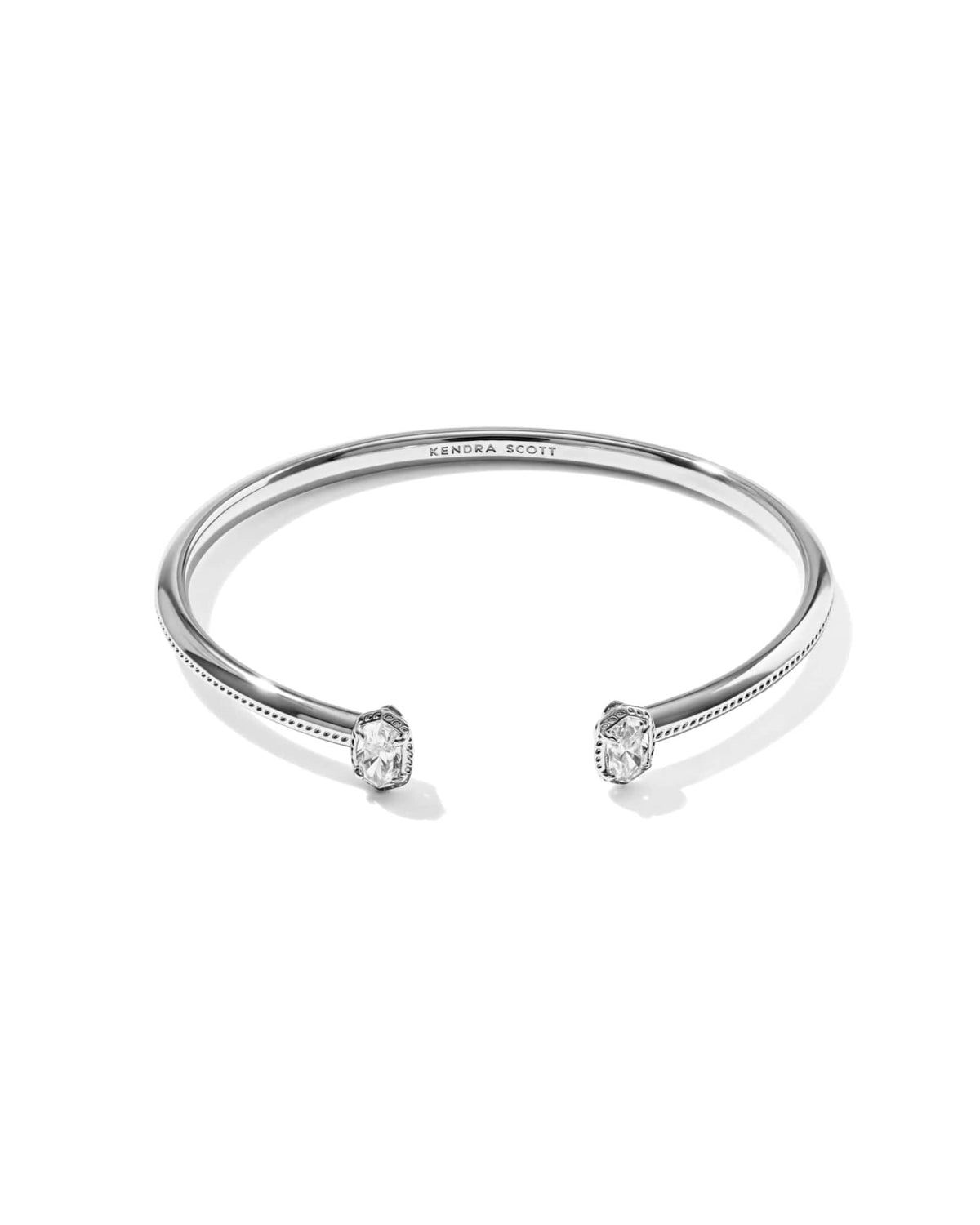 Mini Elton Luxe Silver Cuff Bracelet
