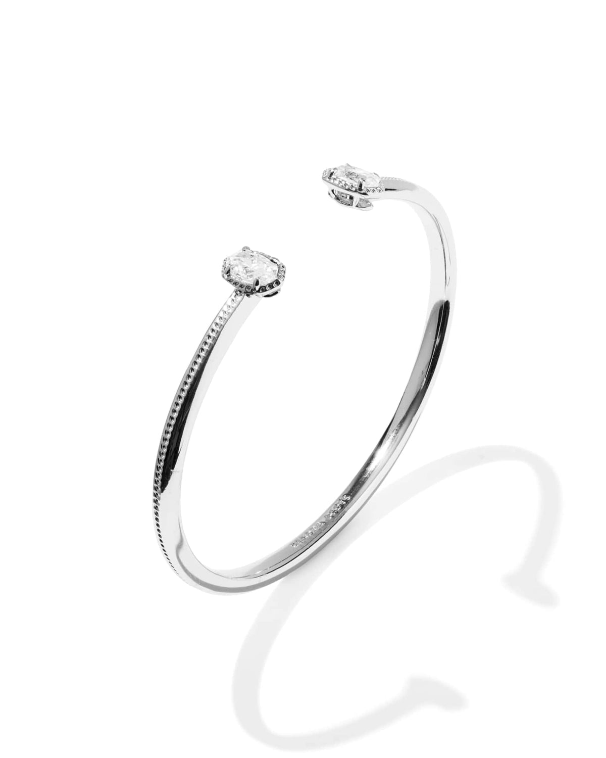 Mini Elton Luxe Silver Cuff Bracelet