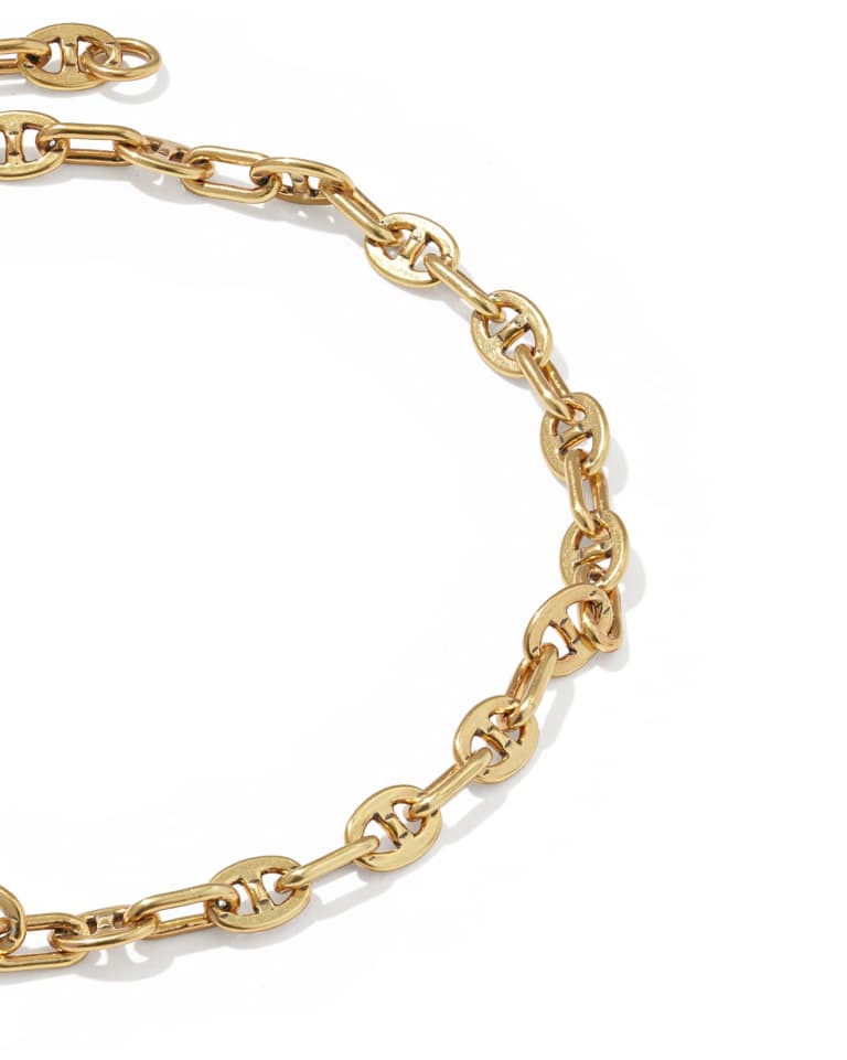 Parker Knot Vintage Gold Anklet