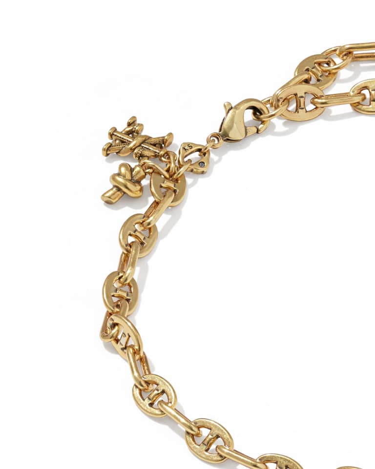 Parker Knot Vintage Gold Anklet