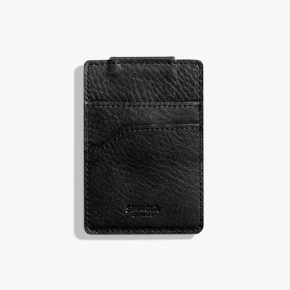 MAGNETIC MONEY CLIP CARD WALLET | Natural Grain Leather