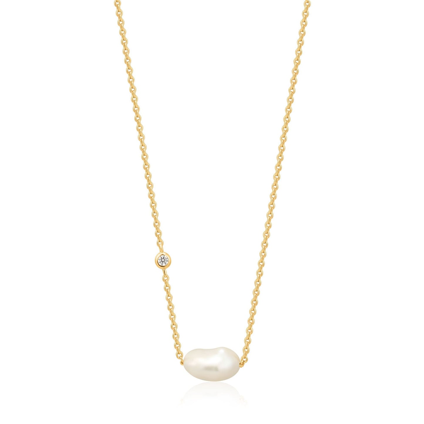 Ania Haie Gold Pearl Necklace