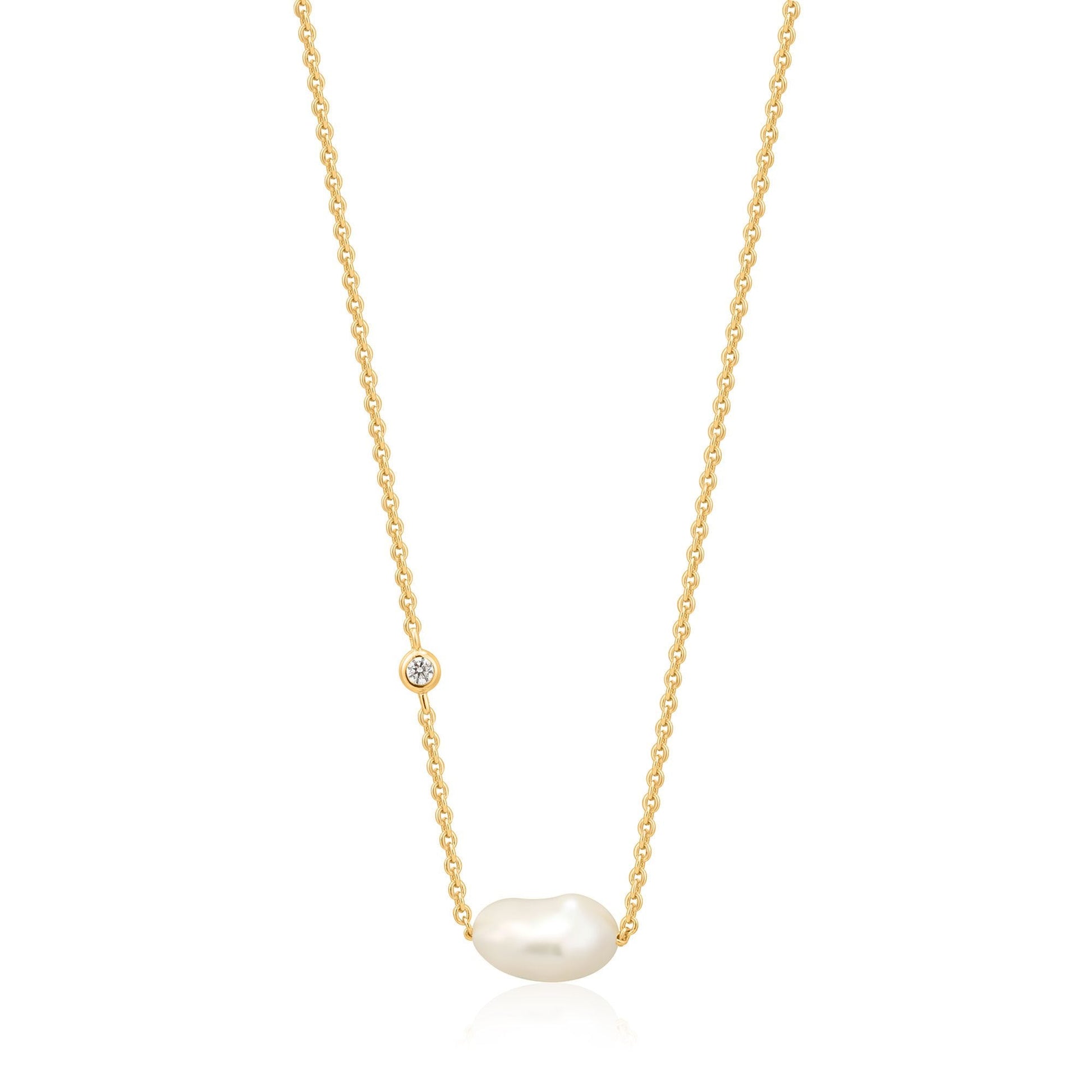 Ania Haie Gold Pearl Necklace