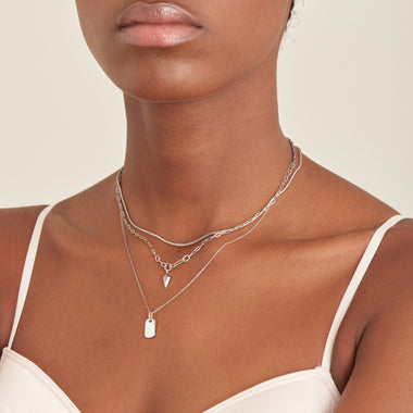 Silver Snake Chain Necklace