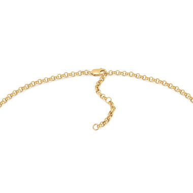 Gold Chain Rainbow Connector Necklace