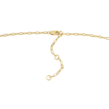 Gold Shimmer Chain Charm Connector Necklace