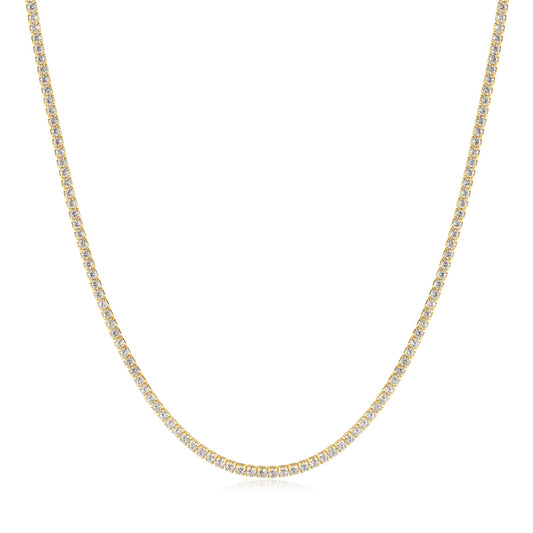 Gold Pav¨¦ Necklace