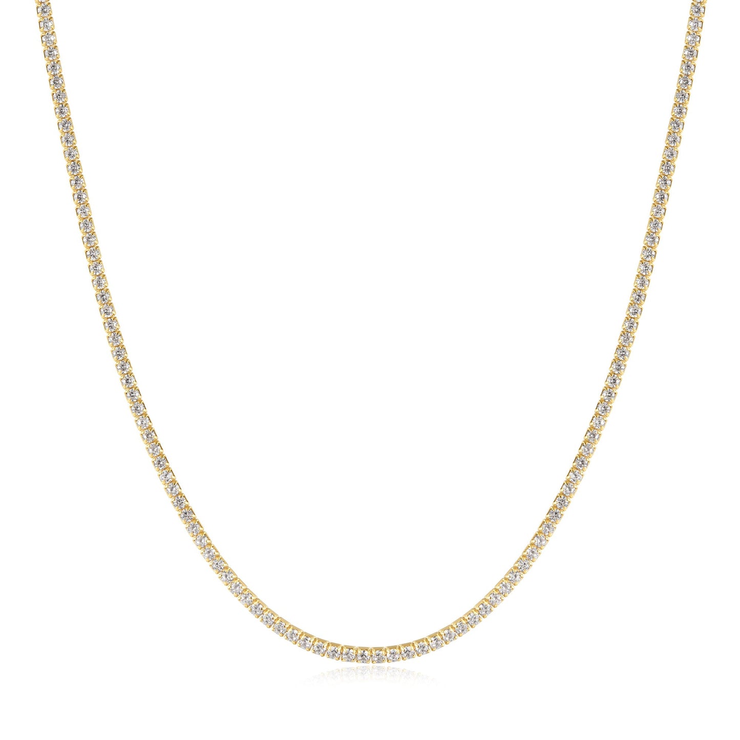 Gold Pav¨¦ Necklace
