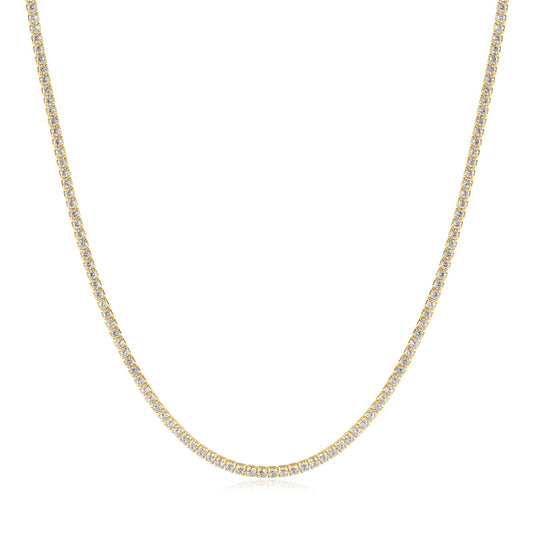 Gold Pav¨¦ Necklace