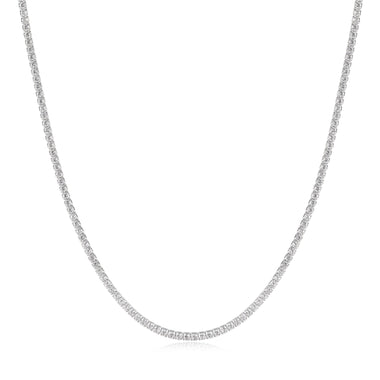 Silver Pavé Necklace