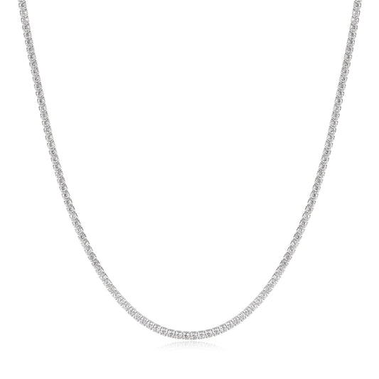 Silver Pav¨¦ Necklace