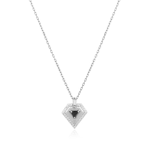 Silver Geometric Necklace