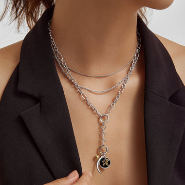 Silver Disc Charm