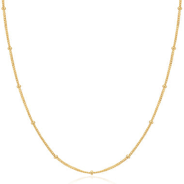 Gold Orb Chain Necklace