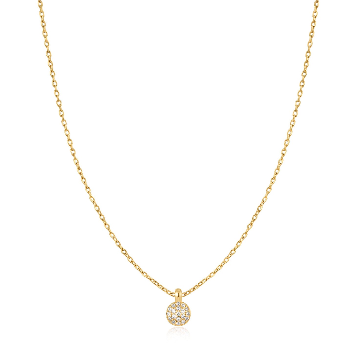 Gold Sphere Pav¨¦ Necklace