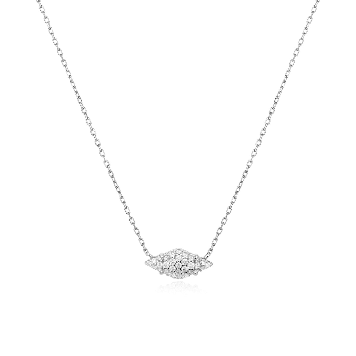 Silver Pav¨¦ Sparkle Necklace