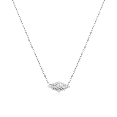 Silver Pavé Sparkle Necklace