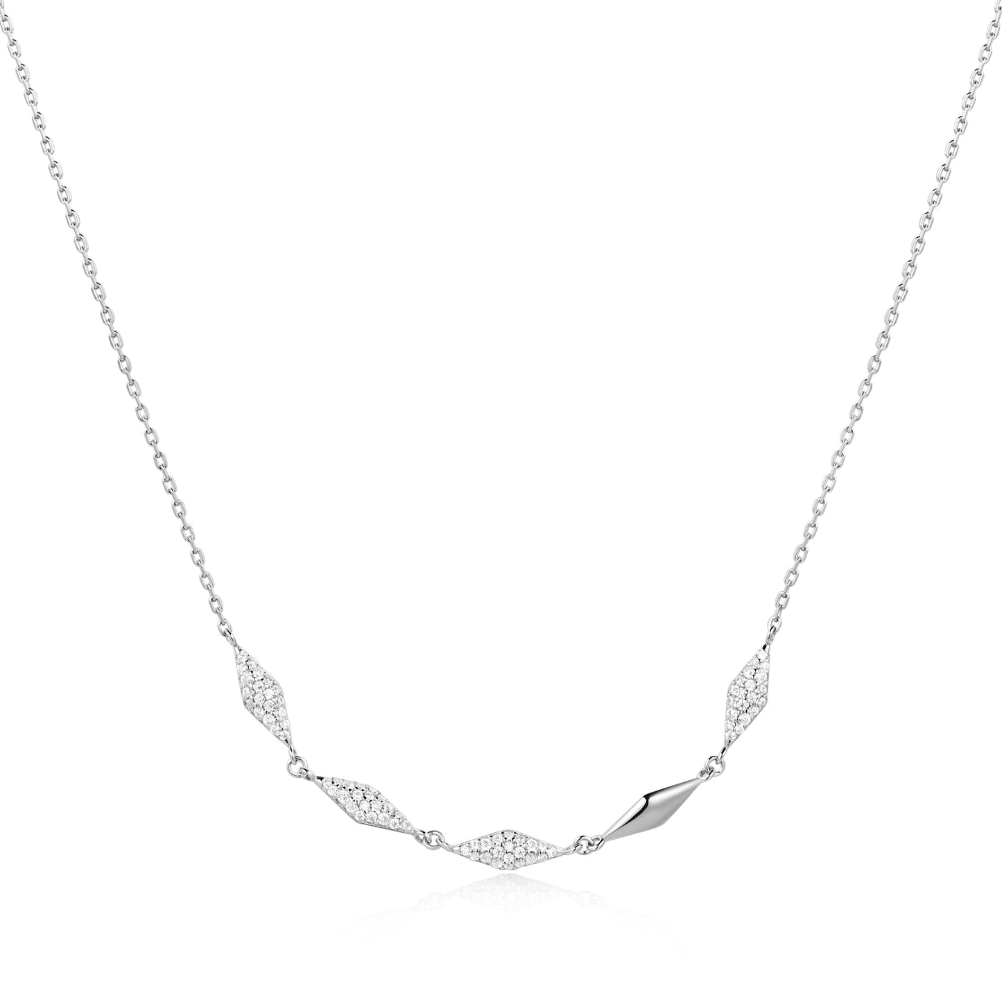 Silver Multi Sparkle Necklace