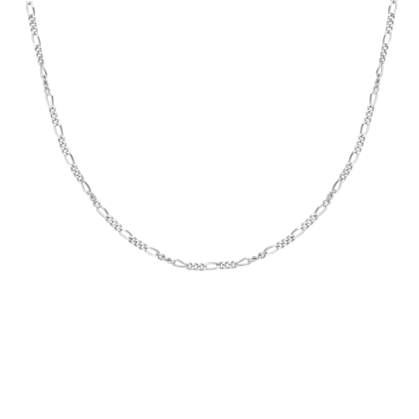 Silver Filia Curb Chain Necklace