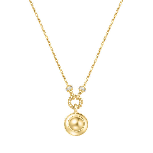 Gold Malachite Reversible Vacation Necklace