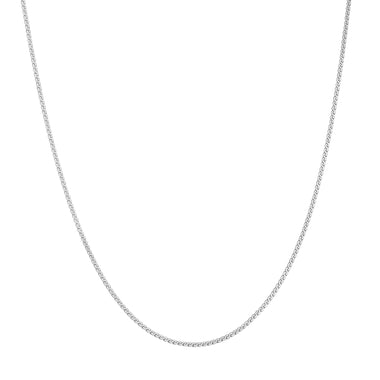 Silver Flat S Link Chain Necklace