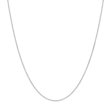 Silver Box Chain Necklace