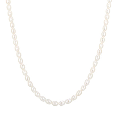 Gold Pearl Beaded Necklace