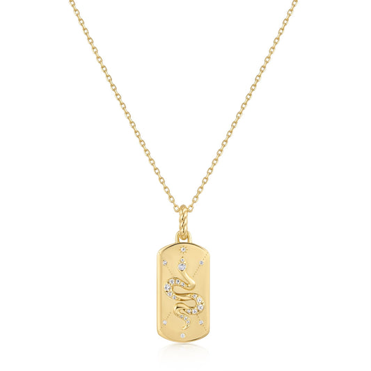 Gold Serpent Necklace
