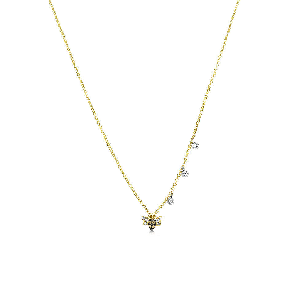 14kt Yellow Gold Bee Pendant